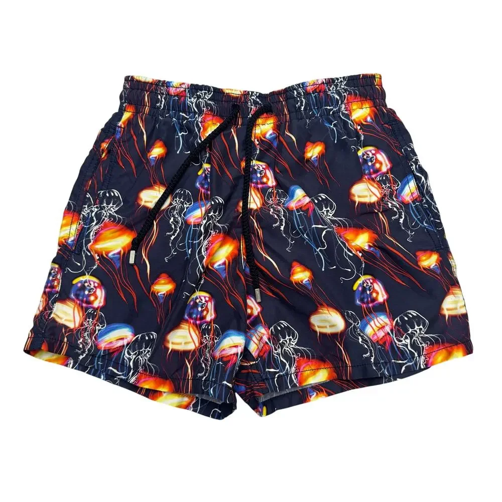 Vilebrequin Moorea Neo Medua Swim Trunks Shorts Men's XS Jellyfish